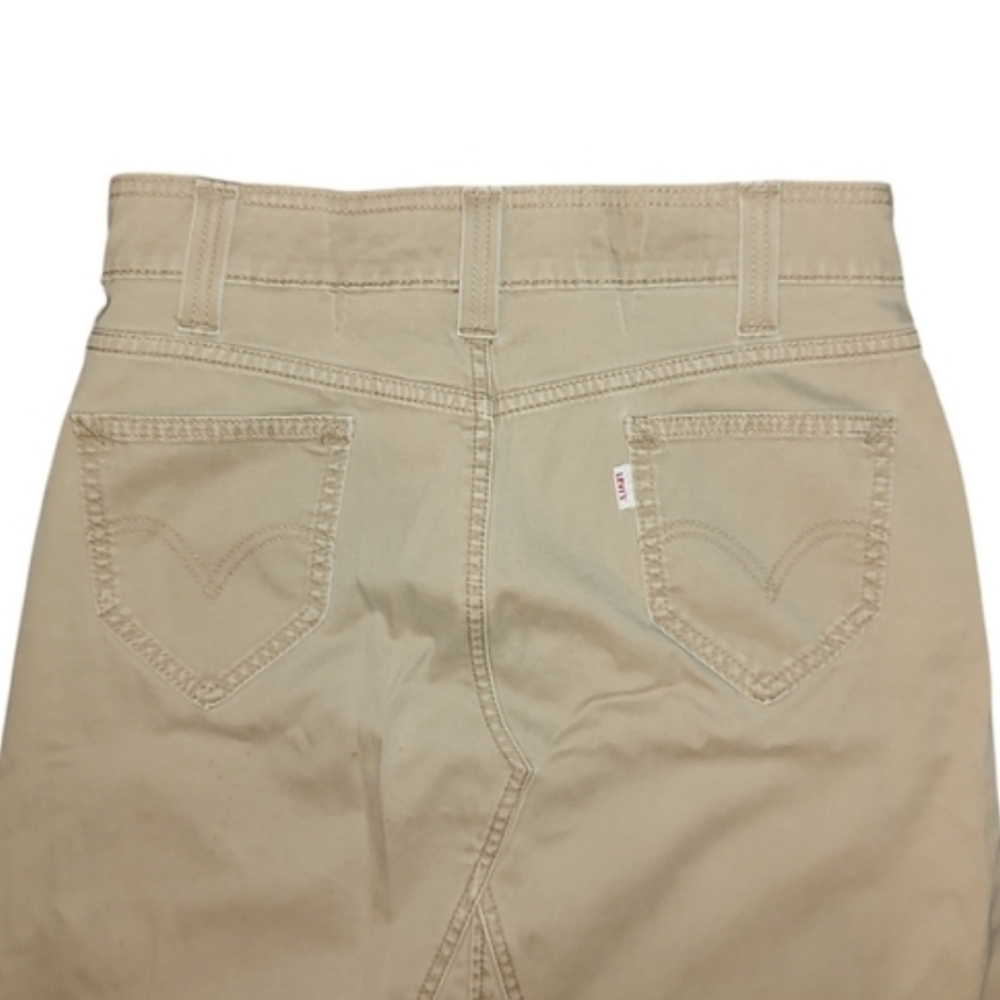 Levi's Vintage Y2K Classic Tan Maxi A Line Skirt - Picture 4 of 6